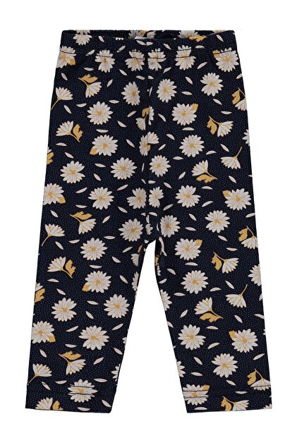 Daisy Printed Leggings for 6-18 Months - Navy Blue 18-24 Months