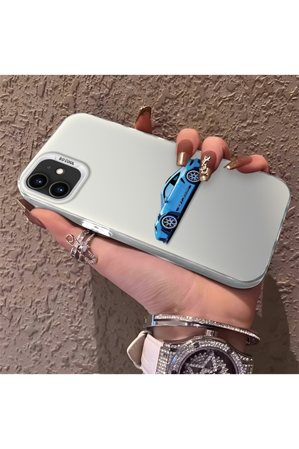 iPhone 11 Compatible Silicone Bmw Patterned Edge Hard Back Anti Fall Phone Case