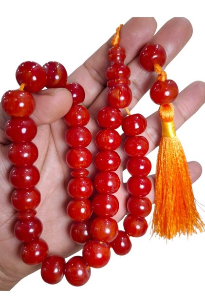 Sıkma Kehribar 12*15 mm Original Large XL Prayer Beads Suitable for Daily Use