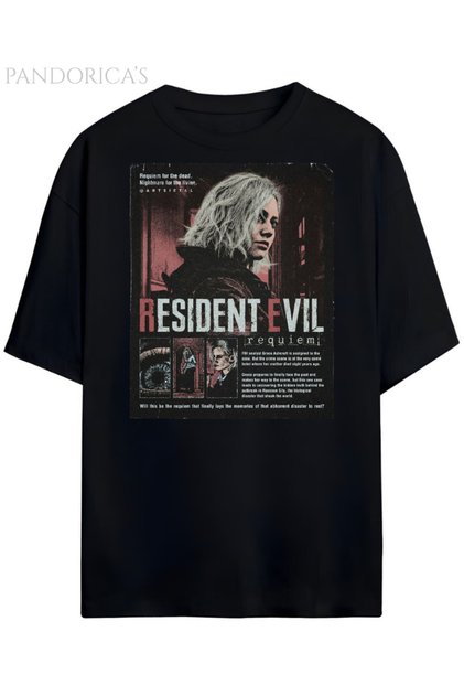 Pandorica's Resident Evil Requiem Grace Ashcroft Design Unisex Cotton Lu T-Shirt