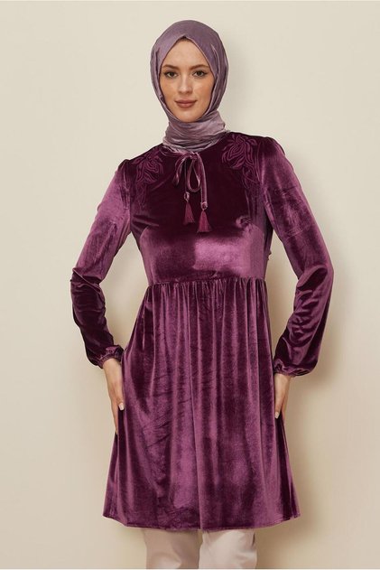 Velvet High Waist Tunic 40388