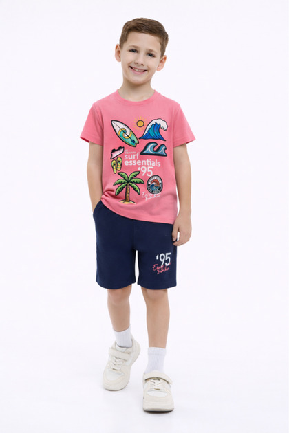 Boys Surf Essentials T-Shirt & Shorts Set