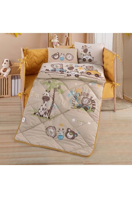 Baby Sleeping Set Beep Beep Beige