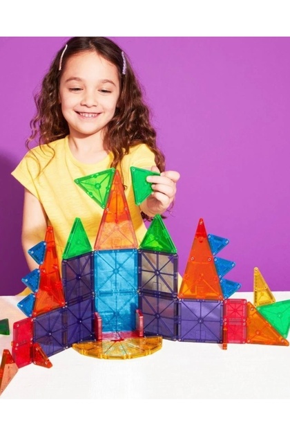 Magna Tiles MAGNA-TILES® - Combo + microMAGS Manyetik Bloklar - 46