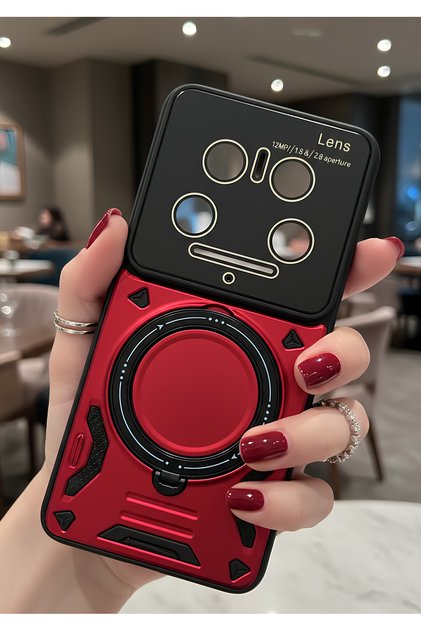 3D Camera Lens Protected Ring Stand Case Compatible with Mi 14 Ultra