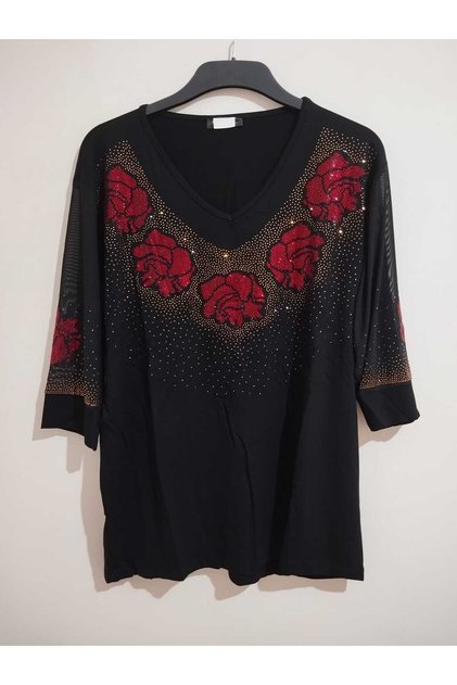 95 % cotton, evening dress style, loose glittering buzzle