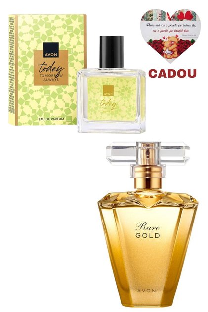 Set Apă de parfum TTA Today pentru Ea, 30ml+Apă de parfum Rare Gold, 50 ml+Cadou Inimioara Magnetica
