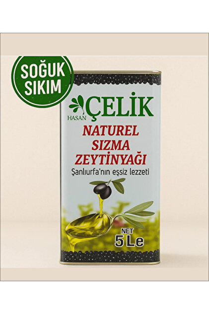 Siverek Gross Hasan Çelik Natürel Sızma Zeytinyağı 5 L – Soğuk