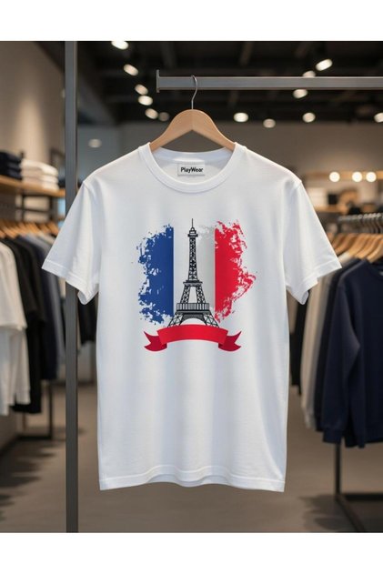 Unisex Comfortable Fit Lost in Paris Printed T-Shirt