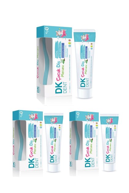 Dk Dent Aloevera&Karanfil Özlü Çocuk Diş Macunu (Fırçalı) 3x50 ml