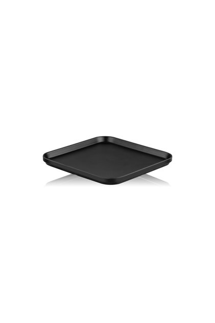 Gravity Series Square Serving Plate 6 Pieces 22X22 Cm-Black-Tr2315B