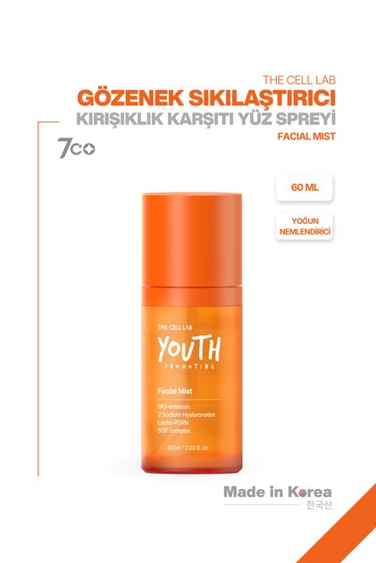 Gözenek Sıkılaştırıcı Anında Nemlendirici Kırışıklık Karşıtı Lacto-PDRN Yüz Spreyi 60ml