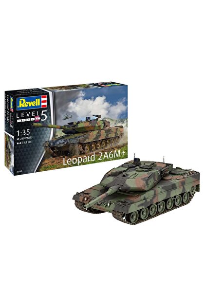Machetă Vehicul Militar Leopard 2 A 6 M Scara 1:35