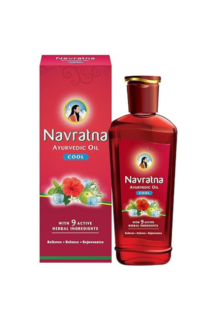 Ayurvedic Stress Relief Cooling Herbal Hair Oil (300ml)