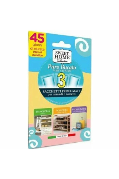 Odorizant dulap haine laundry, Sweet Home, 3 buc