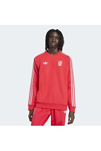 adidas Erkek Sweatshirt - Manchester United 3S Trk Top - CW7668