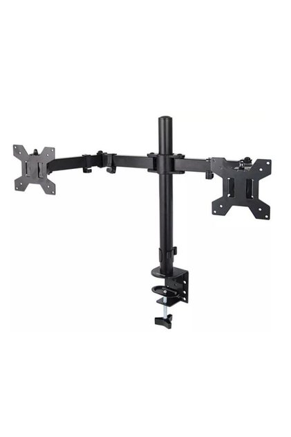 Suport pentru două monitoruri, pentru ecrane de 10"-27", VESA 75/100 mm, max. 8 kg per braț, negru - ERW018