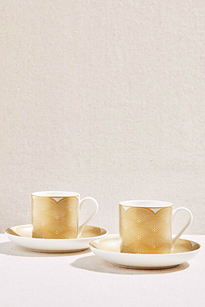 Ferhunde Porcelain Coffee Cup Set of 2