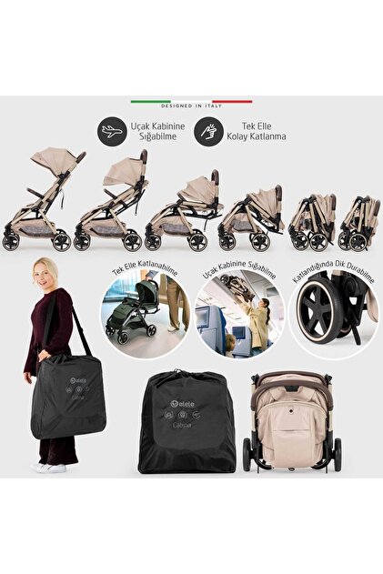 Elele Cabina Kabin Tipi Travel Sistem Bebek Arabası Bej - Fiyatı