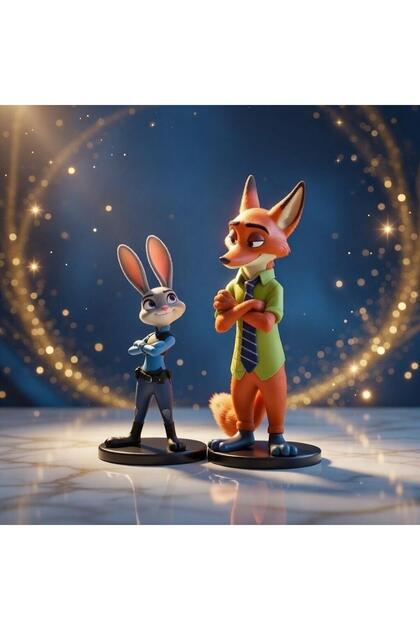 Natavanbutık 🚔🦊 Zootopia Nike&Judy -Judy Hopps ve Nick Wilde