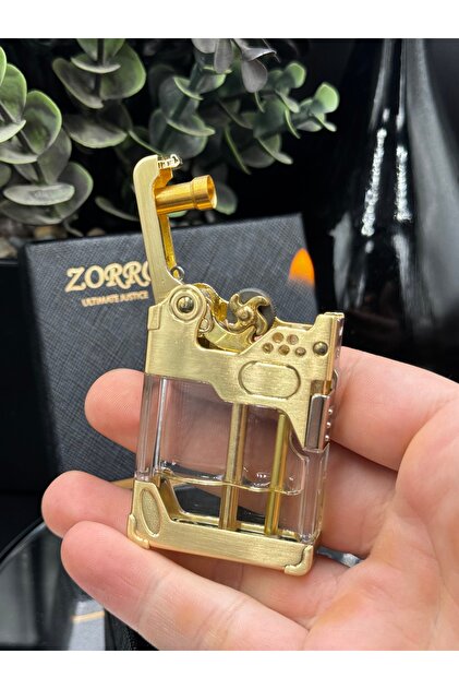 NikaŞ Zorro Mecha Vintage İtmeli-Çekmeli Ateşleme,Şeffaf Yakıt