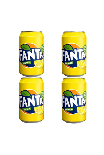 Zesty Citrus Blend Carbonated Soda Pop Cans (4 x 330ml Multipack)