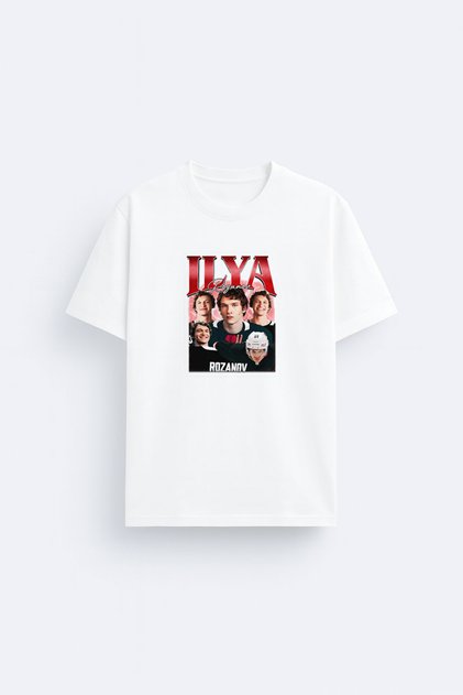 Heated Rivalry İlya Rozanov 81 Printed Crew Neck White T-Shirt T-Shirt