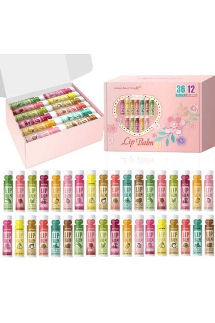 36PCS Moisturizing Lip Balm Set – 5g Deep Hydrating & Brightening Lip Care