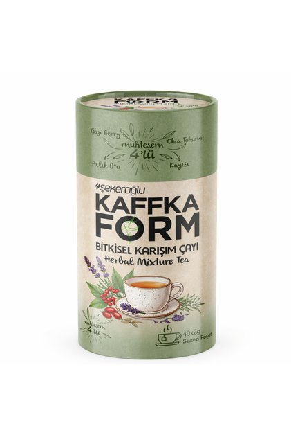 Kaffkaform Muhteşem Dörtlü Bitkisel Karışım Çayı 40 Lı Süzen Poşet