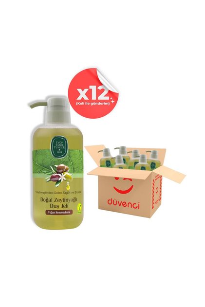Natural Olive Oil Shower Gel 600 ml X 12