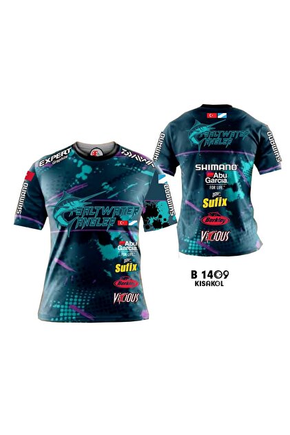 DESIGN SPECIAL PENTRU PESCAȚII, EXCLUSIV PENTRU NOUA, ESTE MODELUL NOSTRU DE TRICOU CU MÂNECĂ SCURTĂ.