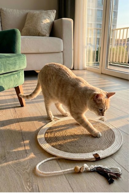 Handmade Durable Cat Scratching Mat