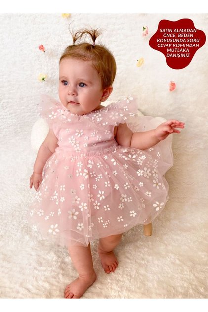 Dora Papatya Kız Bebek Romper