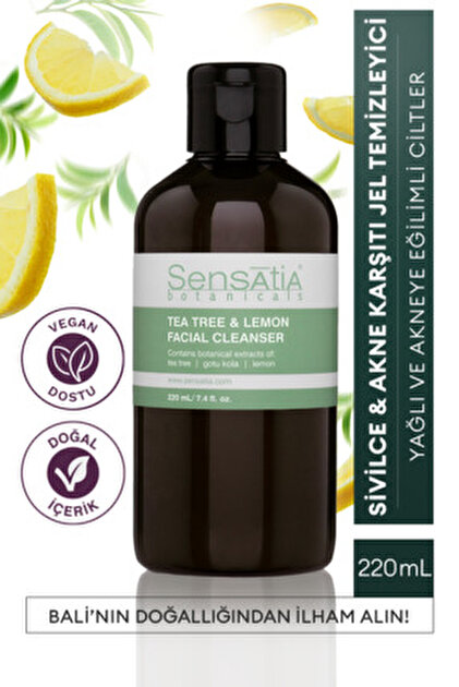 Sensatia Botanicals Yağlı ve Karma Clitler için Doğal C Vitaminli
