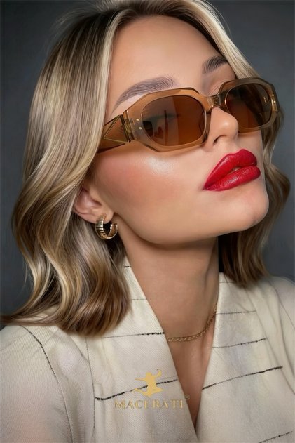 Unisex Vintage New Season Honey Nude Sunglasses