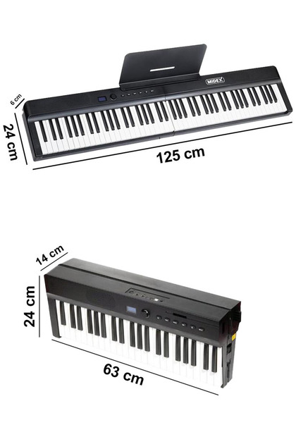 Midex PLX-120BK Yüksek Kaliteli Katlanır Taşınabilir Dijital