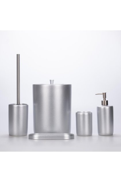 Victoria Bathroom Set Silver