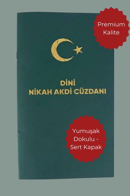 Nikah Töreni Hatıra Cüzdanı(54 FARZLI)-Yumuşak Dokulu Sert Kapak