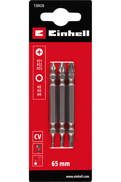 P.O.P　2点 Einhell Accessory Pozidriv yıldız bits uç 30 mm PZ2 2 parça