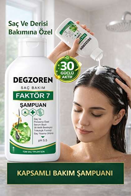 DEGZOREN Zayıf ve Cansız Saçlar İçin Besleyici ve Hacim Veren