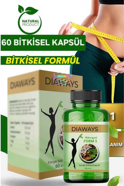 Bitkisel Biberiye Rezene Kuşburnu Avokado Papatya Funda yaprağı Kekik Ada çayı İçeren 60 Kapsül