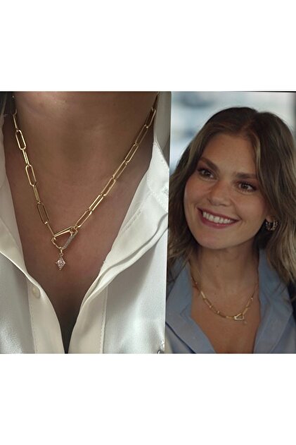 Brand Equivalent Charm Necklace for a Magnificent Evening Nihal Necklace (Aşk Enver Necklace)