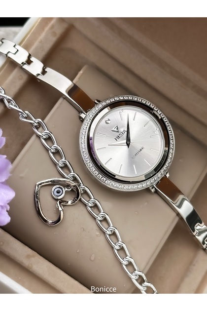 Brand Full Steel (Case, Strap) Luxury Steel Strap Silver Vip 5 Atm Wristwatch