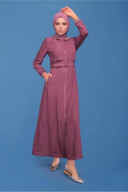 Hooded Belted Pardese 10321