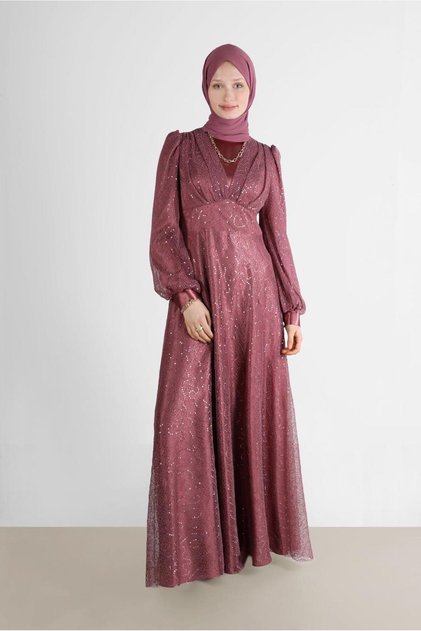 FİLE PAYET EVENING DRESS 50244
