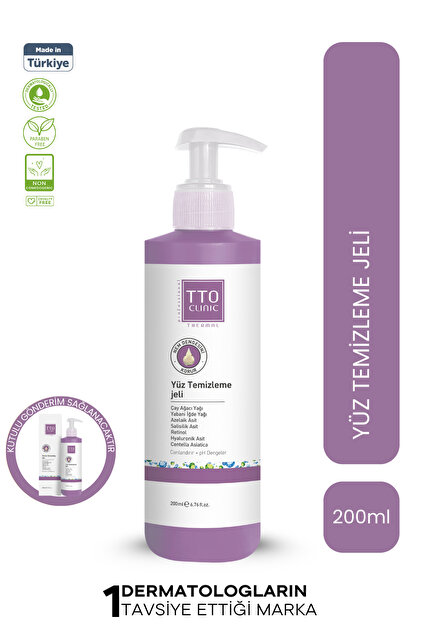 TTO Clinic Yüz Temizleme Jeli 200ml - Fiyatı, Yorumları
