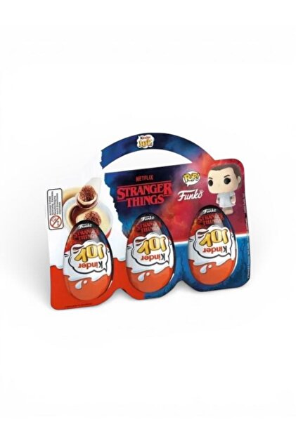 10個 Stranger Things Kinder Joy キンダージョイ kind Kinder Joy Sürpriz Yumurta Stranger Things 20g X 3 adet