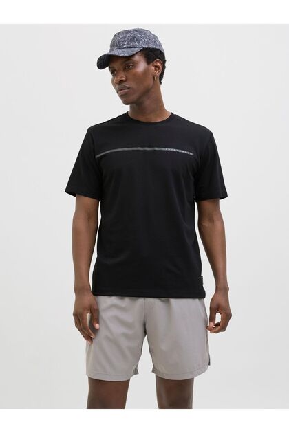 Ανδρικό T-Shirt Jack Jones 12273120 Μαύρο