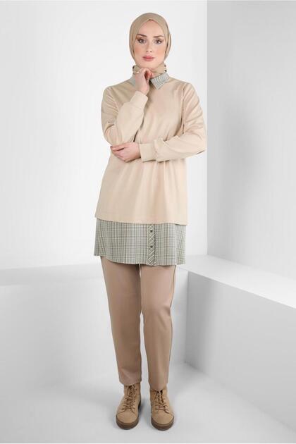 SHIRT COLLAR TUNIC 44313