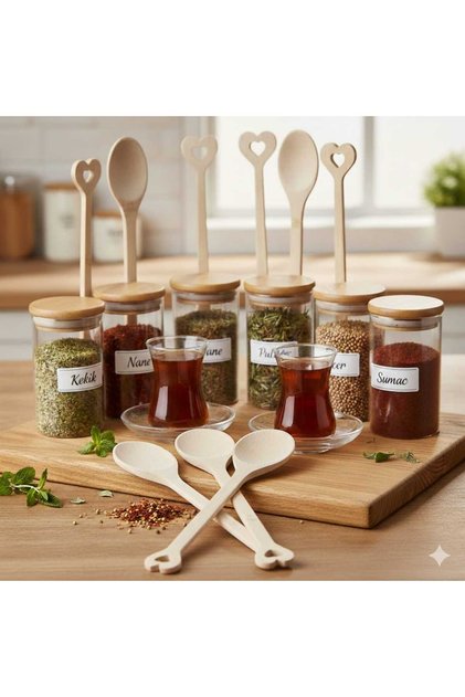 Bamboo Tea, Spice Spoon Set of 6